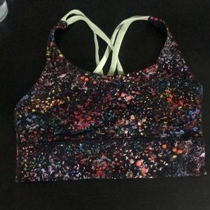 Lululemon energy long line sports bra